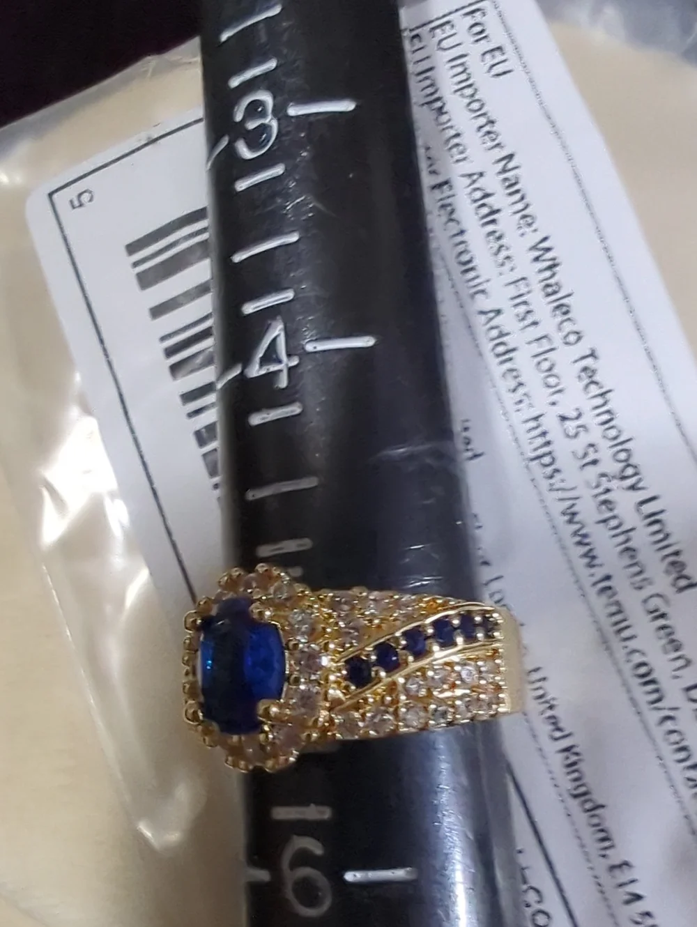 2.50Ct Oval Cut Lab Created Sapphire Women's Ring 14k Yellow Gold Plated NWT